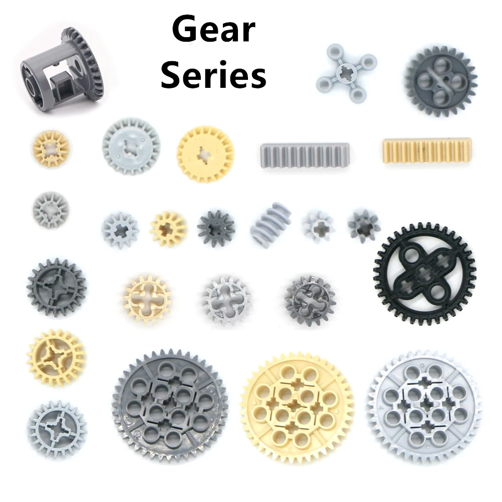 Tech Gear Accessories - MOC Technical Parts Gear Bulk Bricks