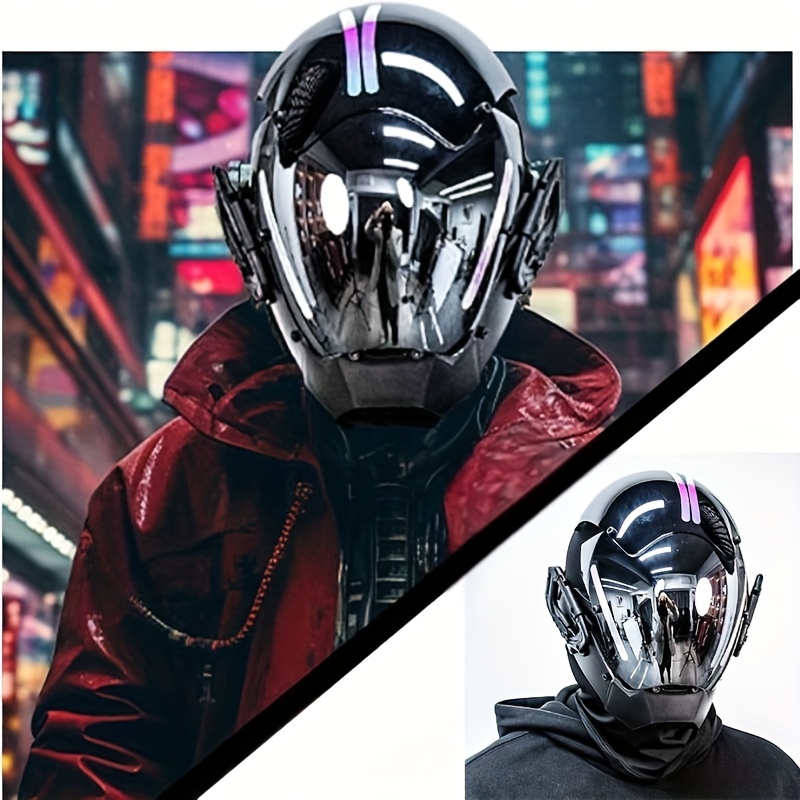 Cyberpunk helmet mask, futuris - Tech Gear Accessories 评论和价格