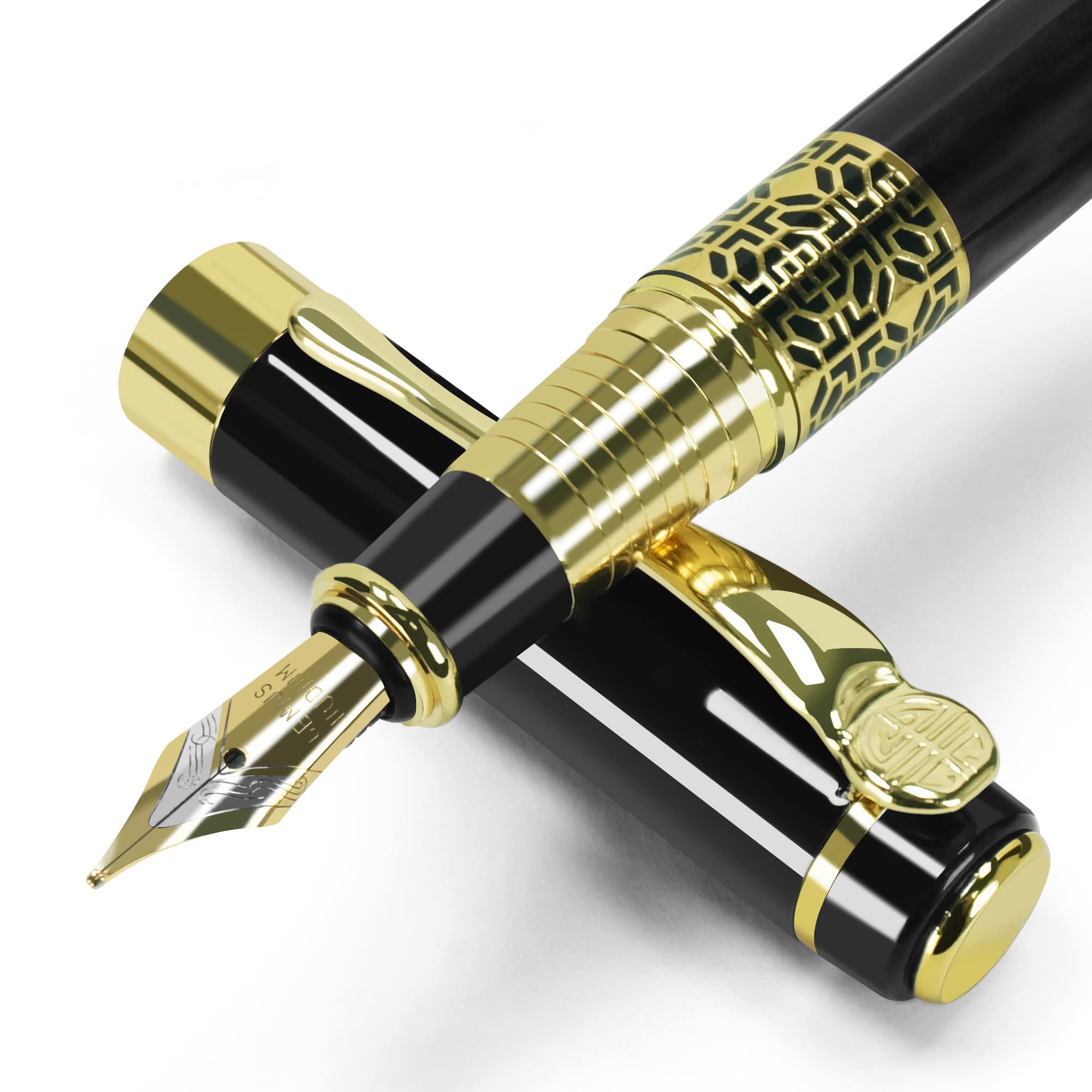 Retro Metal Fountain Pen F Nib - High Tech Office Accessories 评论和价格